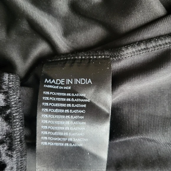 Club Monaco Crushed Velvet Cowl Neck Cami - Picture 6 of 8